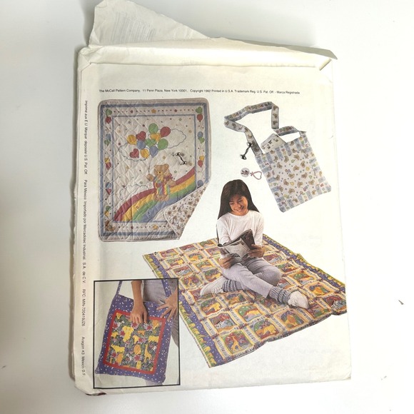 McCalls 5908 The Magic Quilt Sewing Pattern Vintage 1992 Pillow Quilt Combo - Picture 2 of 3
